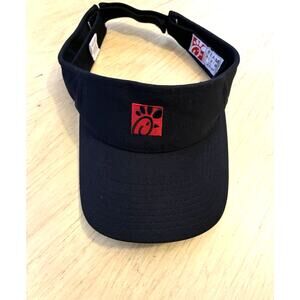 Chick-Fil-A Fast Food Employee Team Style Oobe Adjustable Sun Visor Hat Cap